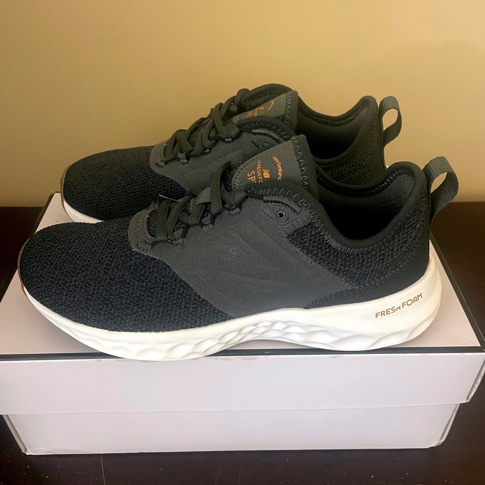 New Balance Fresh Foam SPT Black Rose Gold WSPTAK4 Womens 5 Running Shoes